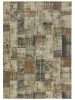Flat Weave Rug Frencie Beige/Blue 80x165 cm