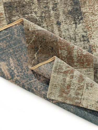 Flat Weave Rug Frencie Beige/Blue 120x180 cm