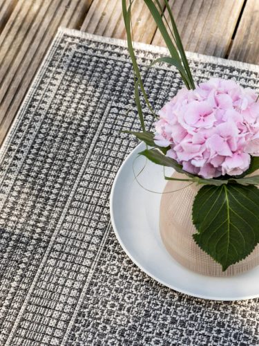 In- & Outdoor Rug Cleo Charcoal 120x170 cm
