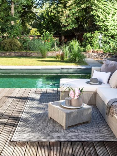 In- & Outdoor Rug Cleo Charcoal 200x290 cm