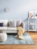 Flat Weave Rug Tosca Blue 155x235 cm