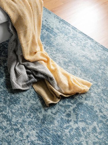 Flat Weave Rug Tosca Blue 155x235 cm