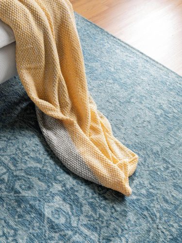 Flat Weave Rug Tosca Blue 195x285 cm