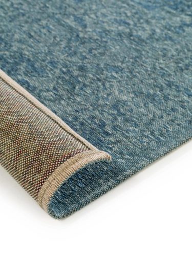 Flat Weave Rug Tosca Blue 195x285 cm