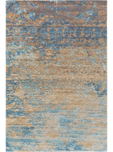 Lapos szőttes szőnyeg Tosca kék/barna 75x165 cm