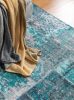 Lapos szőttes szőnyeg Tosca türkiz 195x285 cm