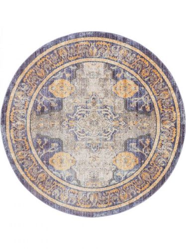 Visconti szőnyeg Multicolour/Blue o 180 cm rund