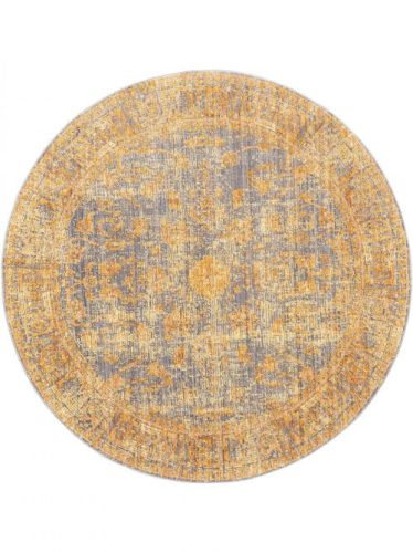 Kör alakú szőnyeg Visconti Yellow o 120 cm kör alakú