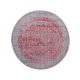 Visconti szőnyeg Grey/Pink o 180 cm rund