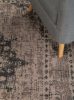 Kül- és beltéri szőnyeg Antique Black/Grey 80x150 cm