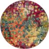 Rug Casa Multicolour ø 120 cm round