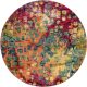 Rug Casa Multicolour ø 120 cm round