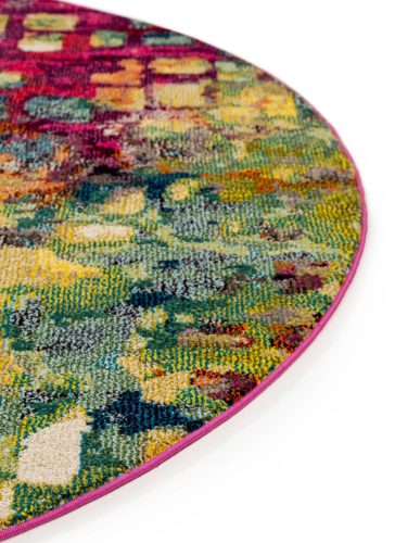 Rug Casa Multicolour ø 120 cm round