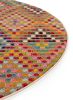 Rug Casa Multicolour ø 120 cm round