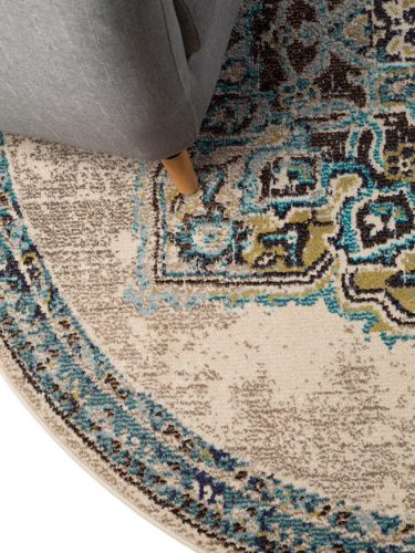 Round Rug Casa Beige ø 120 cm round