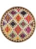 Casa szőnyeg Multicolour/Beige o 180 cm rund