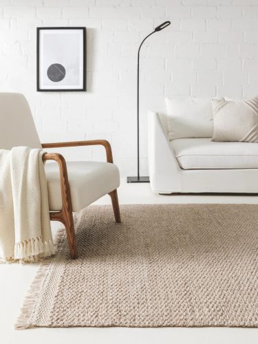 Wool Rug Lana Beige 160x230 cm