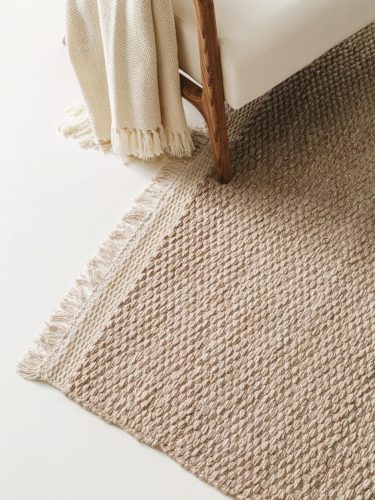 Wool Rug Lana Beige 160x230 cm