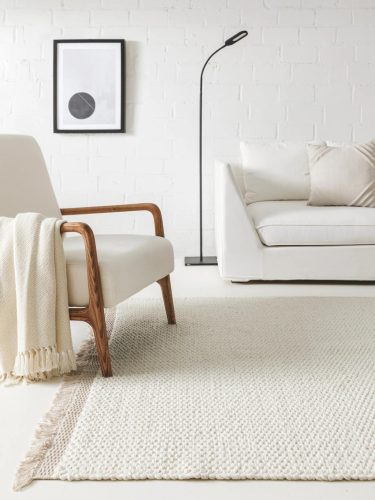 Wool Rug Lana Cream 120x170 cm