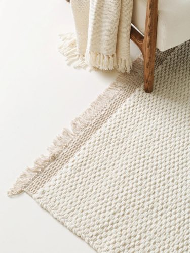 Wool Rug Lana Cream 160x230 cm