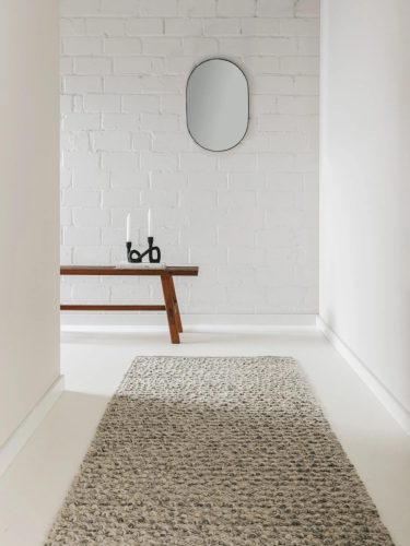 Wool Rug Lana Grey 70x200 cm