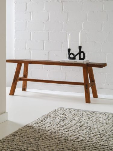 Wool Rug Lana Grey 80x250 cm