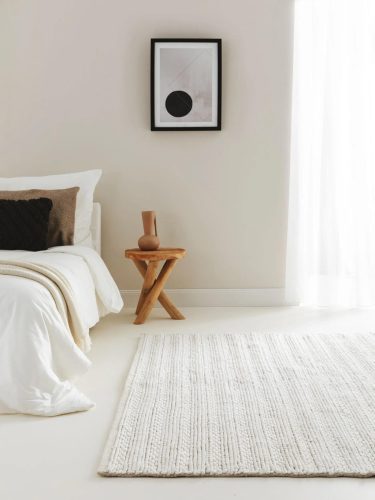 Wool Rug Dina Cream 80x150 cm
