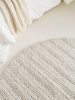 Kerek gyapjú szőnyeg Dina Cream ¸ 150 cm kerek