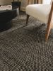 Wool Rug Rocco Black/White 300x400 cm