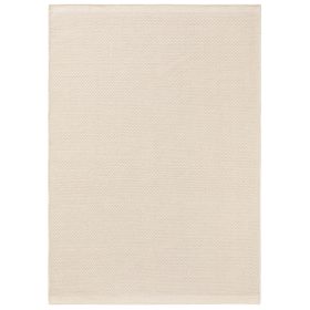 Wool Rug Rocco White 250x350 cm
