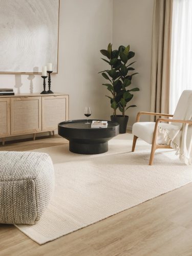 Wool Rug Rocco White 300x400 cm