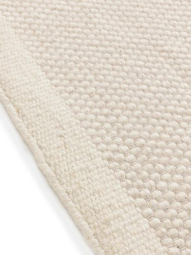 Wool Rug Rocco White 200x200 cm