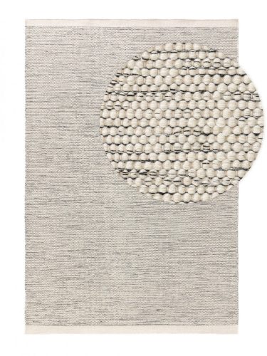 Gyapjú szőnyeg Rocco bézs/fekete 15x15 cm Sample