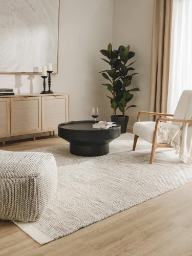 Wool Rug Rocco Beige/Black 70x140 cm