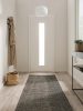 Wool Runner Rocco Black/White 80x250 cm
