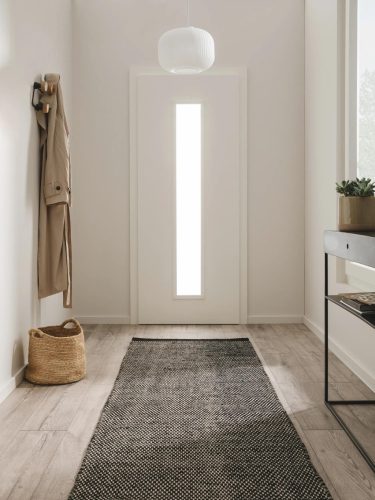 Wool Runner Rocco Black/White 80x250 cm