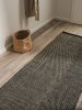 Wool Runner Rocco Black/White 80x250 cm