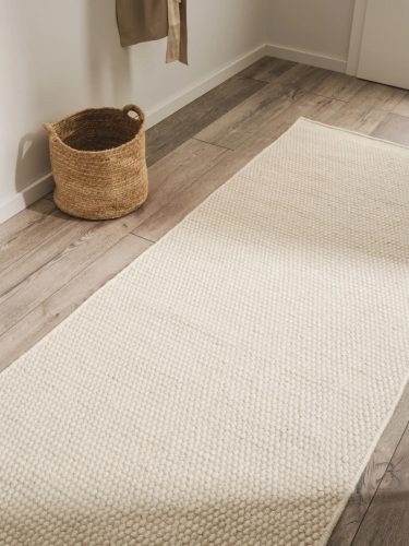 Wool Runner Rocco White 70x200 cm