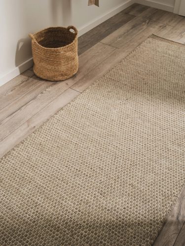 Wool Rug Rocco Taupe 80x250 cm