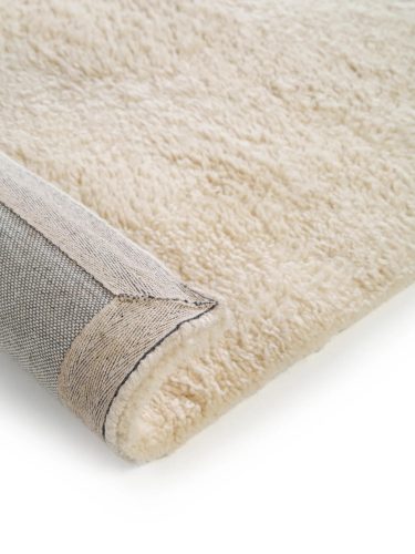 Wool Rug Berber Cream 80x150 cm