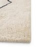 Wool Rug Berber Cream 120x170 cm