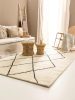 Wool Rug Berber Cream 80x150 cm