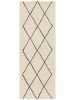 Wool futószőnyeg Berber Cream 80x250 cm