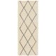 Wool futószőnyeg Berber Cream 80x250 cm