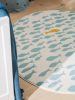 Kids rug Fabius Beige/Blue ø 120 cm round