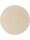 Round Wool Rug Berber Cream ø 100 cm round