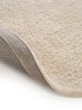Round Wool Rug Berber Cream ø 200 cm round