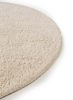 Round Wool Rug Berber Cream ø 200 cm round