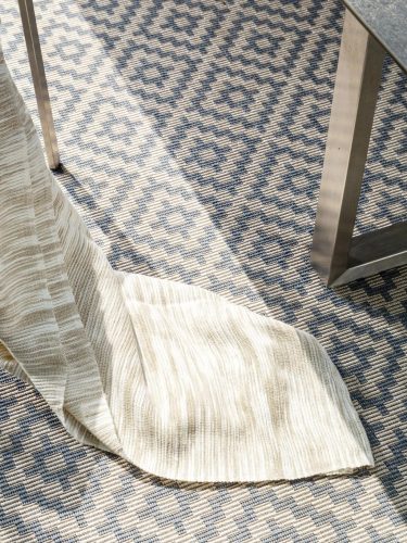 In- & Outdoor Rug Metro Blue 80x150 cm