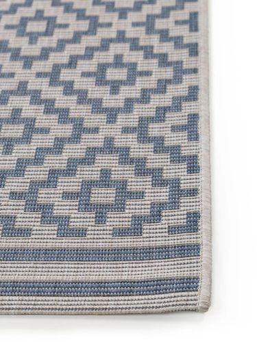 In- & Outdoor Rug Metro Blue 80x150 cm